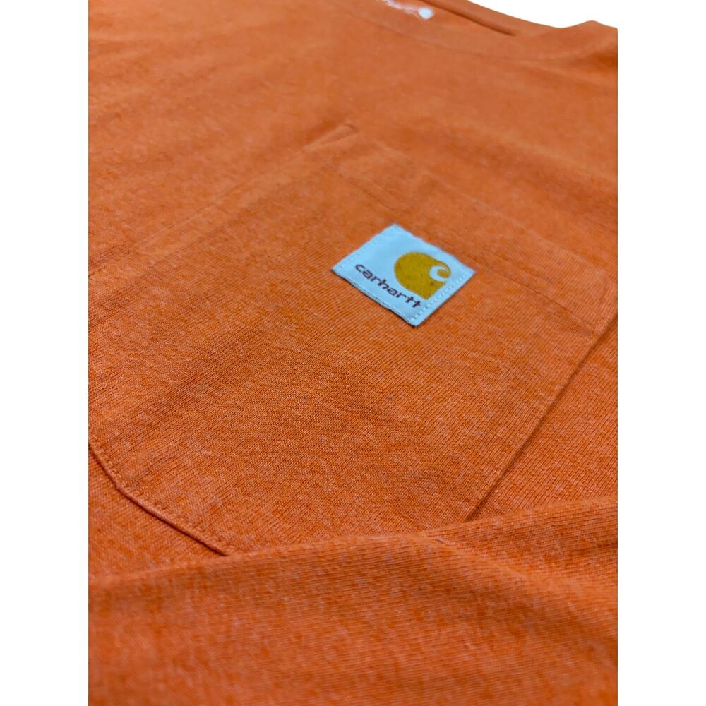 Carhartt Loose Fit Long Sleeve Crew Neck Workwear Pocket T-Shirt XL - Picture 2 of 3